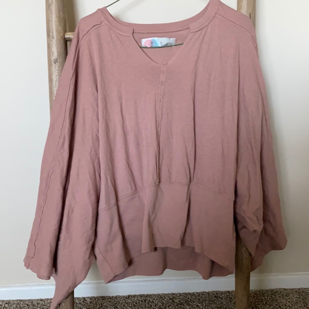 Slouchy Free People Top XS Mauve